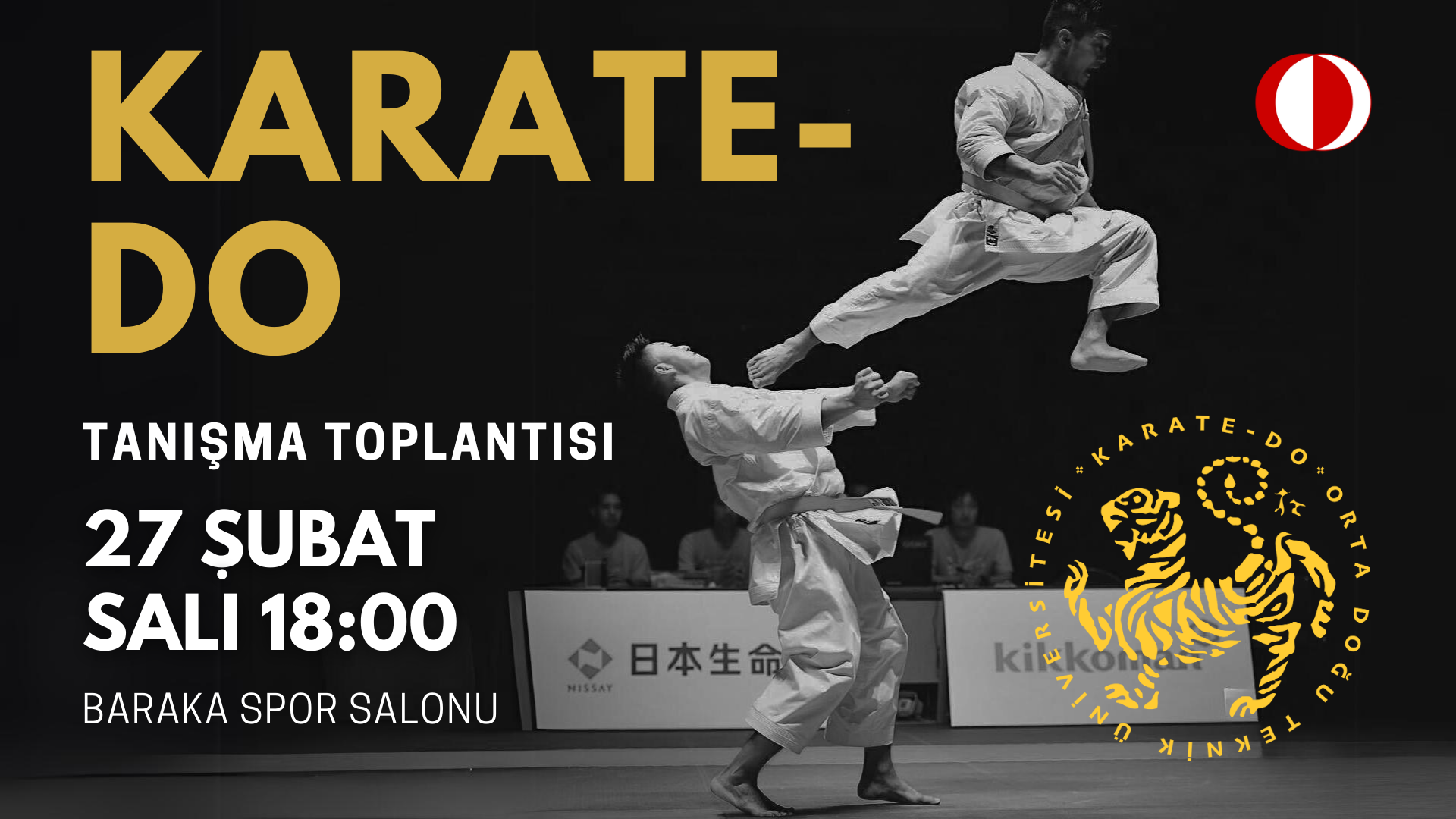 ODTÜ Karate-Do 2024 Bahar Tanışma Toplantısı Afişi
