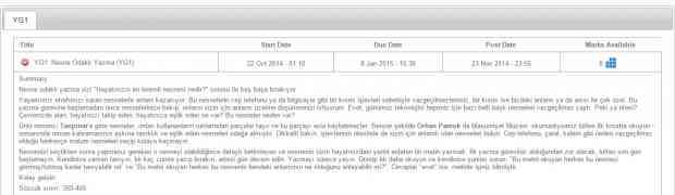 Turnitin Üzerinden İlettiğiniz Ödevlerin Geribildirimini İnceleme
